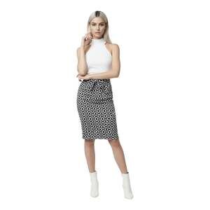 Classic Concepts Women's Polka Dot Stretch Pencil Skirt Medium